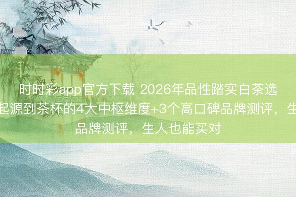 时时彩app官方下载 2026年品性踏实白茶选购指南:从起源到茶杯的4大中枢维度+3个高口碑品牌测评,生人也能买对