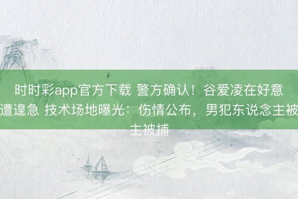 时时彩app官方下载 警方确认!谷爱凌在好意思遭遑急 技术场地曝光:伤情公布,男犯东说念主被捕